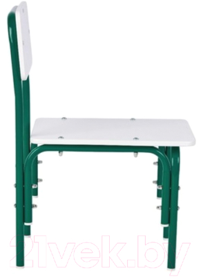 Стул детский Фея Мой малыш / 0002742.26 (белый/зеленый)