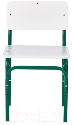 Стул детский Фея Мой малыш / 0002742.26 (белый/зеленый)