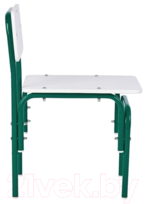 Стул детский Фея Мой малыш / 0002742.26 (белый/зеленый)