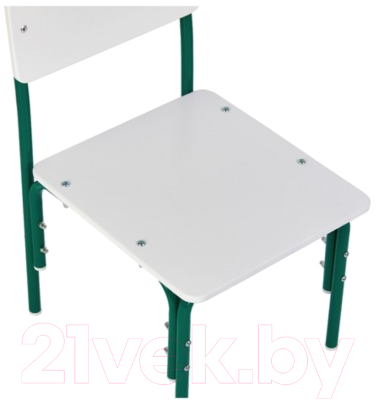 Стул детский Фея Мой малыш / 0002742.26 (белый/зеленый)