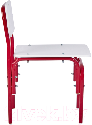 Стул детский Фея Мой малыш / 0002742.28 (белый/красный)