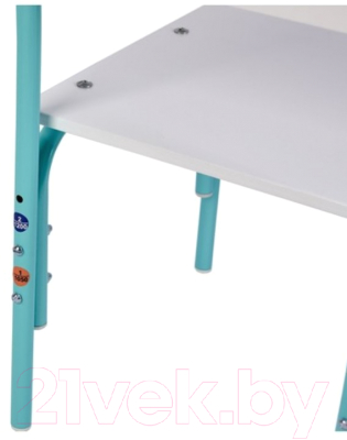 Стул детский Фея Мой малыш / 0002742.31 (белый/лазурный)