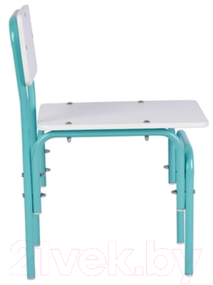 Стул детский Фея Мой малыш / 0002742.31 (белый/лазурный)