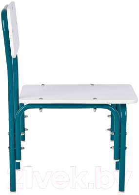 Стул детский Фея Мой малыш / 0002742.32 (белый/морская волна)