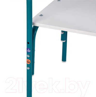 Стул детский Фея Мой малыш / 0002742.32 (белый/морская волна)