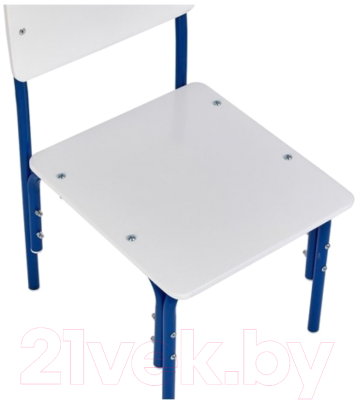 Стул детский Фея Мой малыш / 0002742.27 (белый/синий)