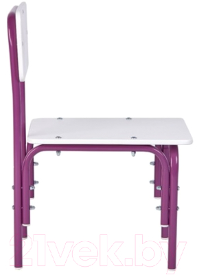 Стул детский Фея Мой малыш / 0002742.30 (белый/фиолетовый)