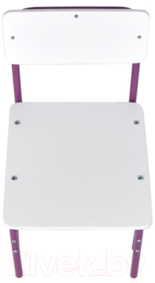 Стул детский Фея Мой малыш / 0002742.30 (белый/фиолетовый)
