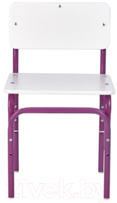 Стул детский Фея Мой малыш / 0002742.30 (белый/фиолетовый)