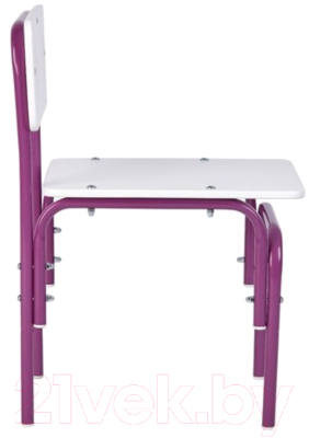 Стул детский Фея Мой малыш / 0002742.30 (белый/фиолетовый)