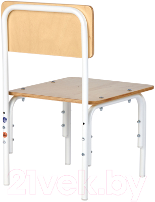 Стул детский Фея Мой малыш / 0002742.24 (натуральный/белый)