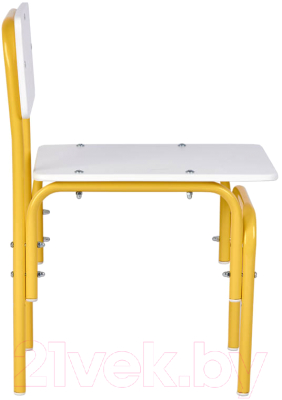 Стул детский Фея Мой малыш / 0002743.29 (белый/желтый)