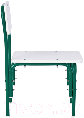 Стул детский Фея Мой малыш / 0002743.26 (белый/зеленый)