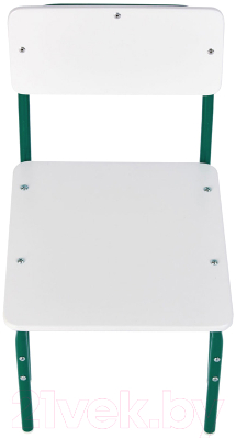 Стул детский Фея Мой малыш / 0002743.26 (белый/зеленый)