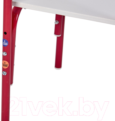 Стул детский Фея Мой малыш / 0002743.28 (белый/красный)