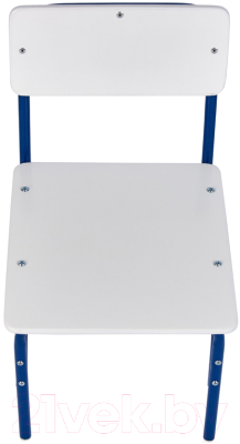 Стул детский Фея Мой малыш / 0002743.27 (белый/синий)
