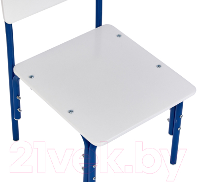 Стул детский Фея Мой малыш / 0002743.27 (белый/синий)