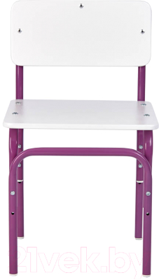 Стул детский Фея Мой малыш / 0002743.30 (белый/фиолетовый)