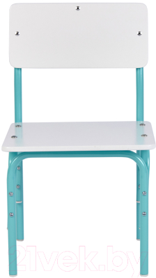 Стул детский Фея Мой малыш / 0002744.31 (белый/лазурный)