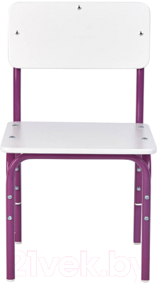 Стул детский Фея Мой малыш / 0002744.30 (белый/фиолетовый)