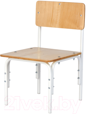 Стул детский Фея Мой малыш / 0002744.24 (натуральный/белый) - фото