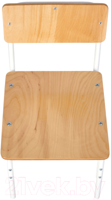 Стул детский Фея Мой малыш / 0002744.24 (натуральный/белый)