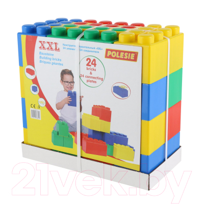 Конструктор Полесье Строительный XXL / 68019 - фото