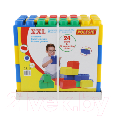 Конструктор Полесье Строительный XXL / 68019