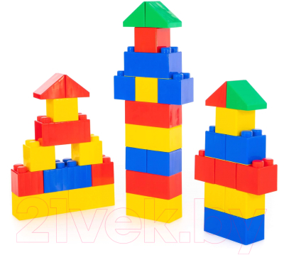 Конструктор Полесье Строительный XXL / 68026