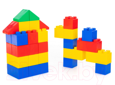 Конструктор Полесье Строительный XXL / 68026