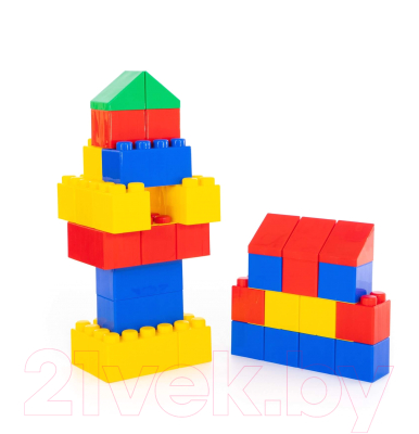 Конструктор Полесье Строительный XXL / 68026