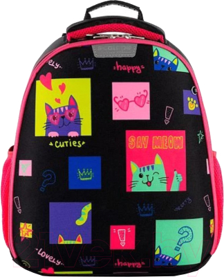 Школьный рюкзак Ecotope Kids Коты 057-540-129-CLR - фото