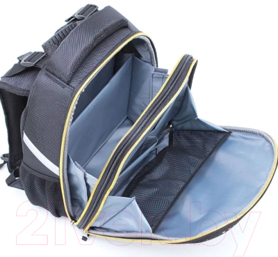 Школьный рюкзак Ecotope Kids Кот 057-540-142-CLR (черный)