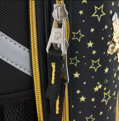 Школьный рюкзак Ecotope Kids Кот 057-540-142-CLR (черный)