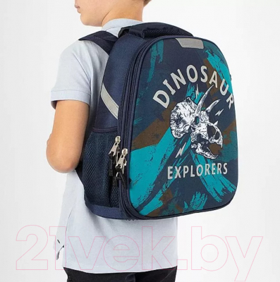 Школьный рюкзак Ecotope Kids Динозавр 057-540-145-CLR (синий)