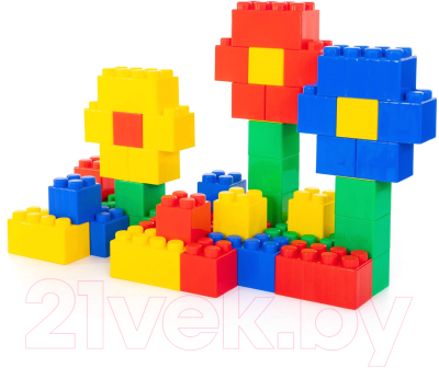 Конструктор Полесье Строительный XXL / 68033