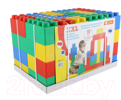 Конструктор Полесье Строительный XXL / 68040
