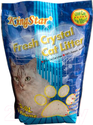 Наполнитель для туалета KINGSTAR Силикагелевый без запаха - фото