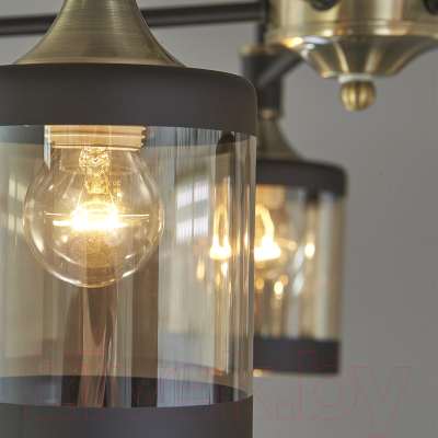 Люстра ESCADA 599/5P (античная латунь/черный)