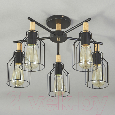 Люстра ESCADA 469/5PL (черный)