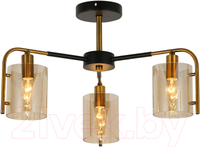 Люстра ESCADA 671/3P (черный/золото) - фото