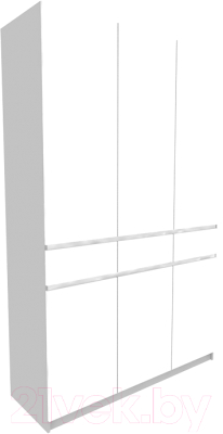Шкаф Eligard Locarno 3 (белый) - фото