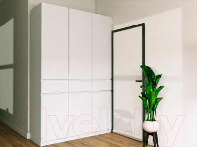 Шкаф Eligard Locarno 3 (белый)