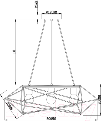 Потолочный светильник ESCADA 10174/3PL