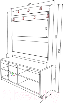 Вешалка для одежды Eligard Brig