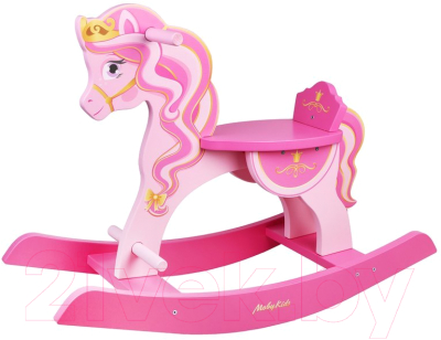 Качалка детская Moby Kids Лошадка Принцесса / 67510 - фото
