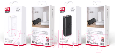 Портативное зарядное устройство XO PR189 30000mAh