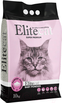 Наполнитель для туалета EliteCat Baby Powder с ароматом детской пудры 2510/EC - фото