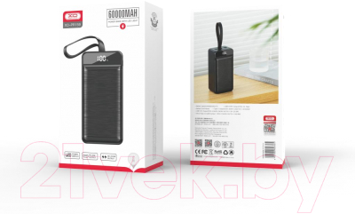 Портативное зарядное устройство XO PR159 60000mAh