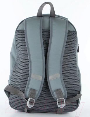 Школьный рюкзак Ecotope Kids Венсдей / 057-22003/1-21-GRY (серый)